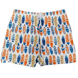 Boy's Swim Trunks patterned with surfboards